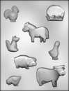 Farm Animals Chocolate Mould